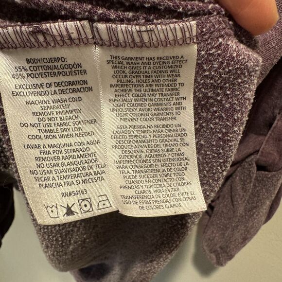 Calvin Klein Sweater Purple Long Sleeve Knit Cowl Neck Soft Causal Women sz XXL - Picture 7 of 10